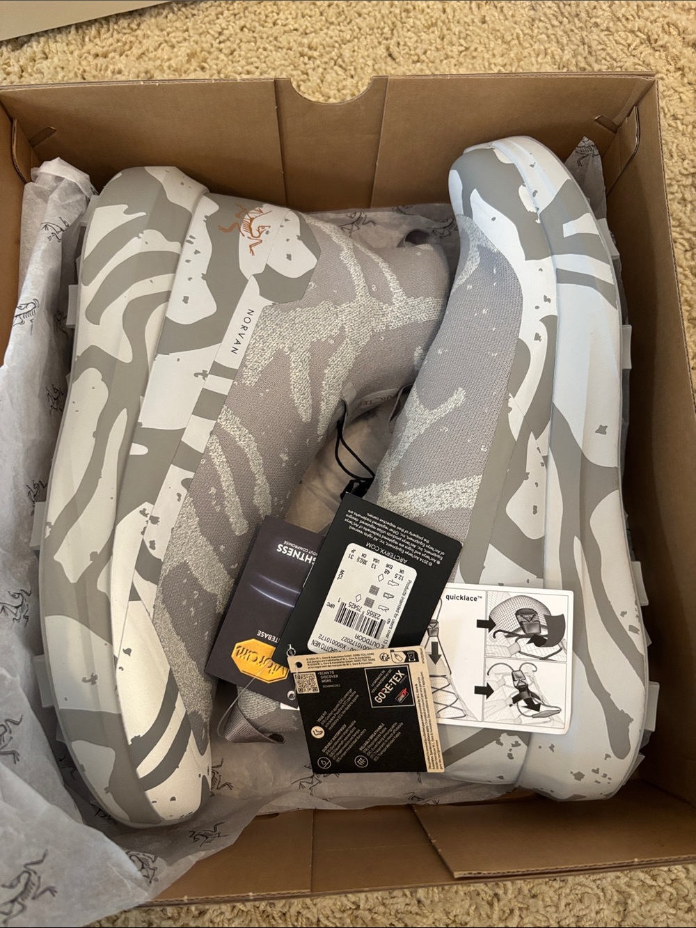 Arc'teryx Norvan 4 Nivalis Grotto GTX